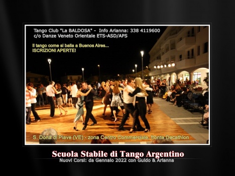 Corsi di Tango Argentino da gennaio 2022